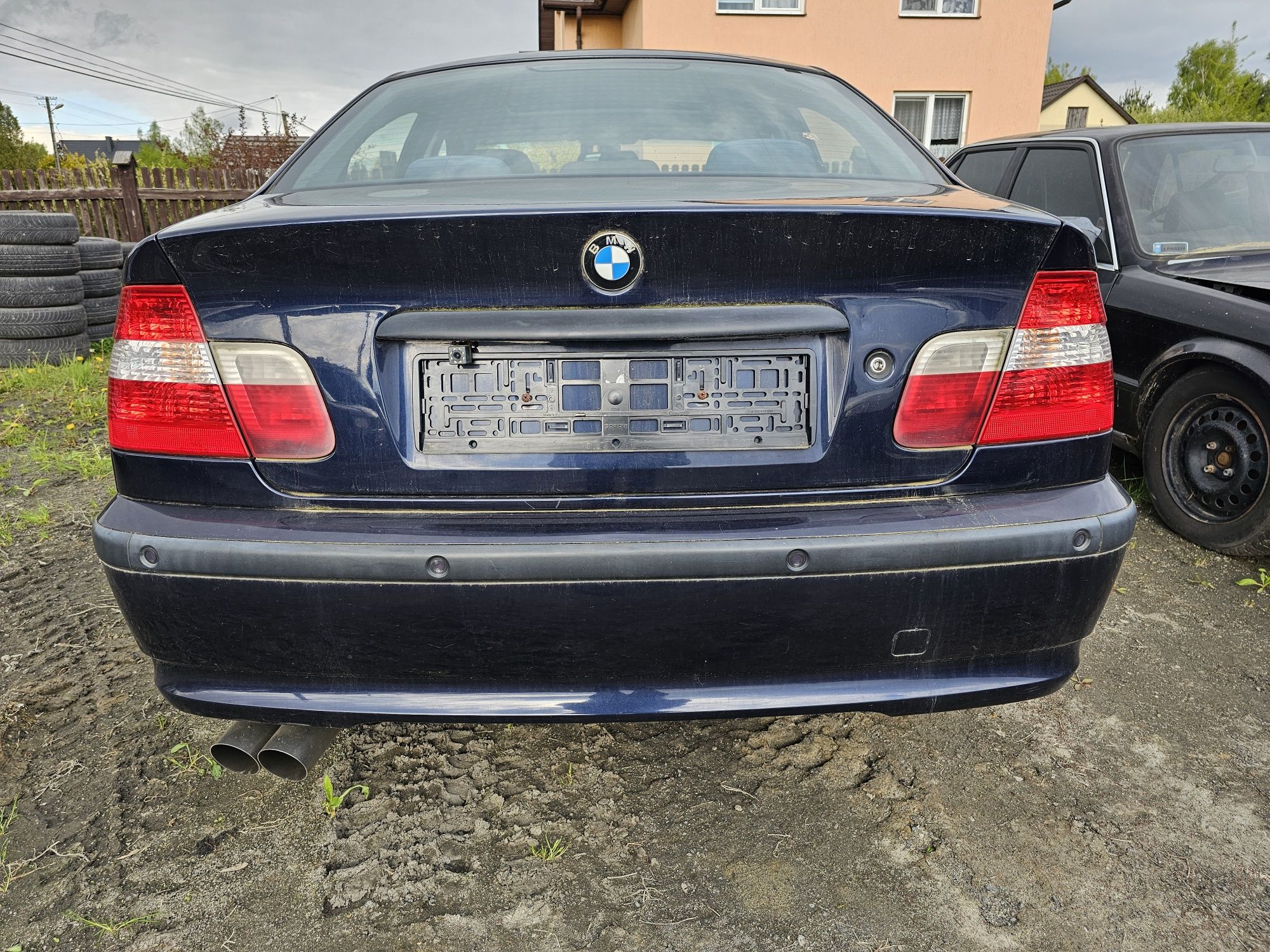 Bmw e46 sedan zderzak tyl polift orientblau