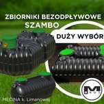 Zbiornik bezodpływowy SZAMBO BOLT 1000L 2500L 3000L 3500L 5000L 7000L