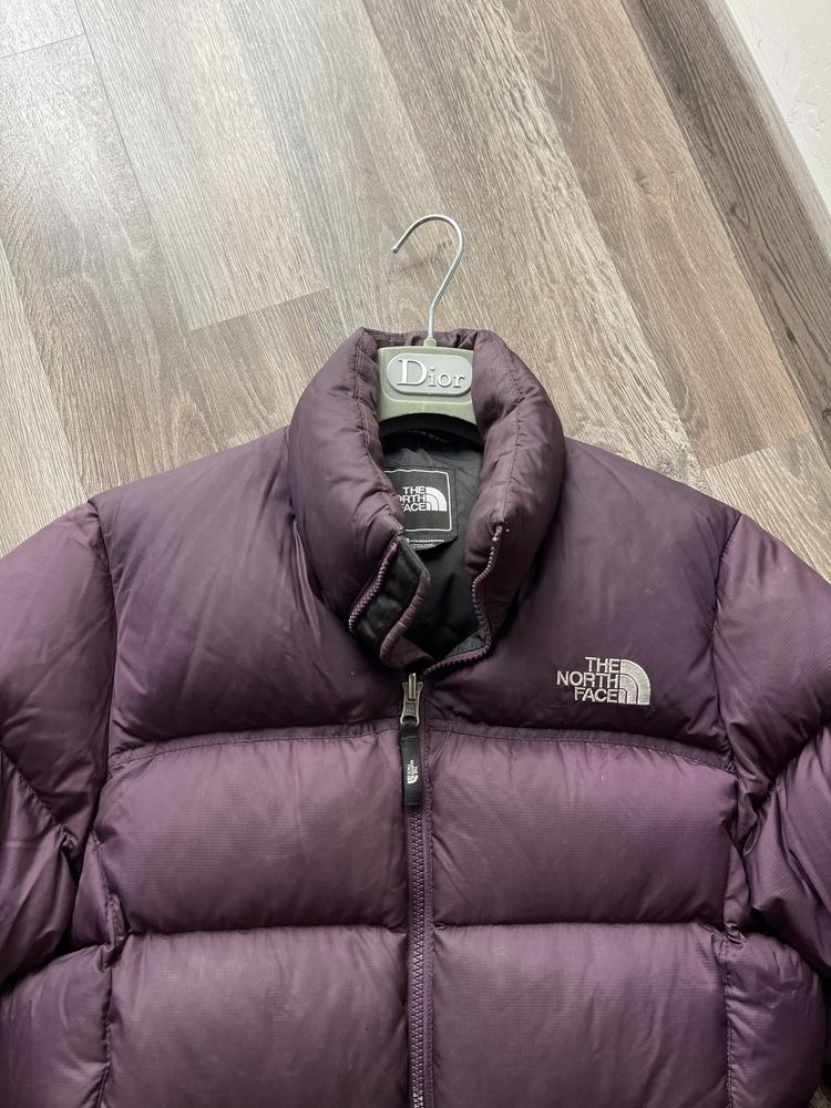 Пуховик жіночий the north face 700 original фіолетовий