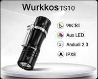 EDC ліхтар Wurkkos ts10 v1 Anduril 2.0 Aux Led