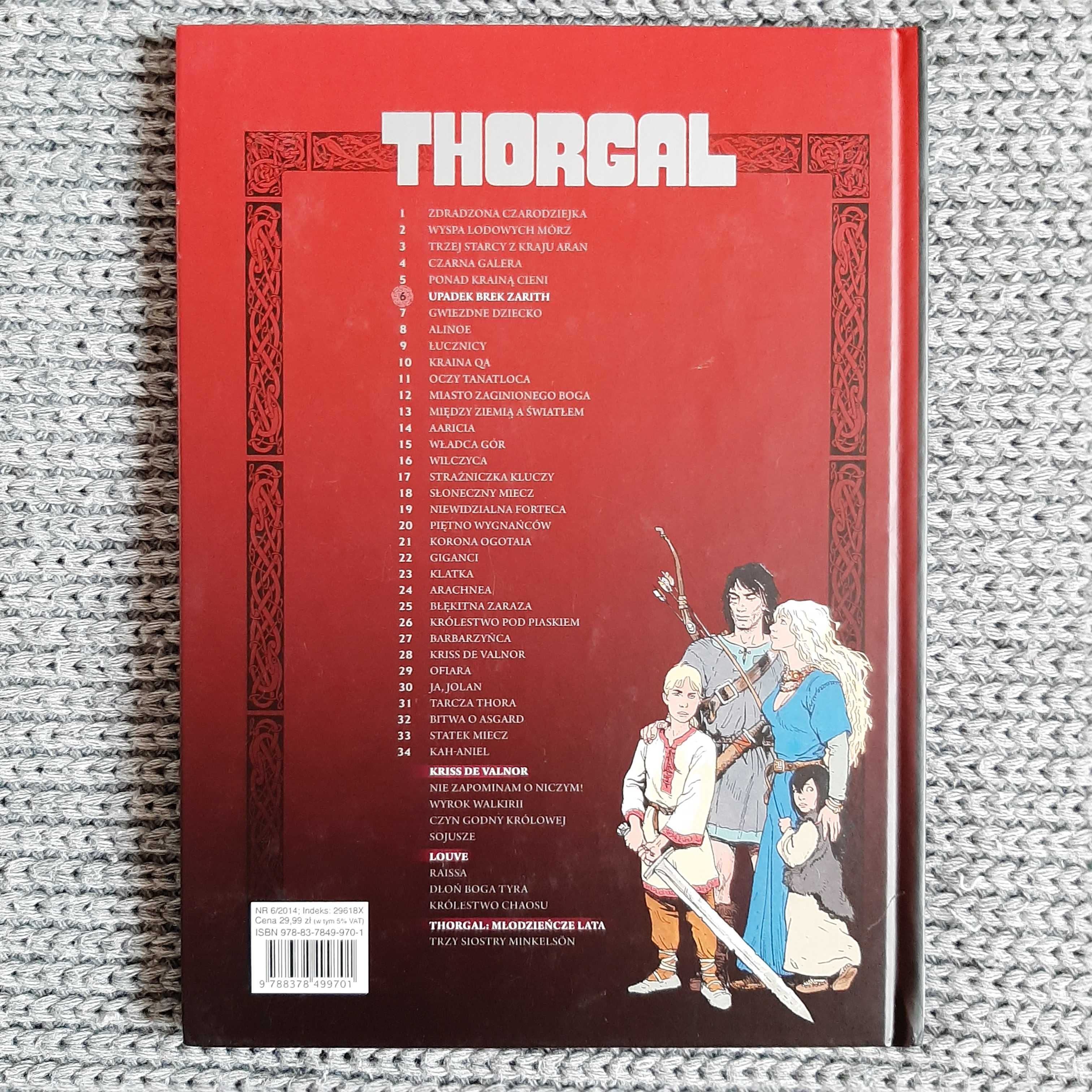 Thorgal: Upadek Brek Zarith - Rosiński / Van Hamme + grafika !!!