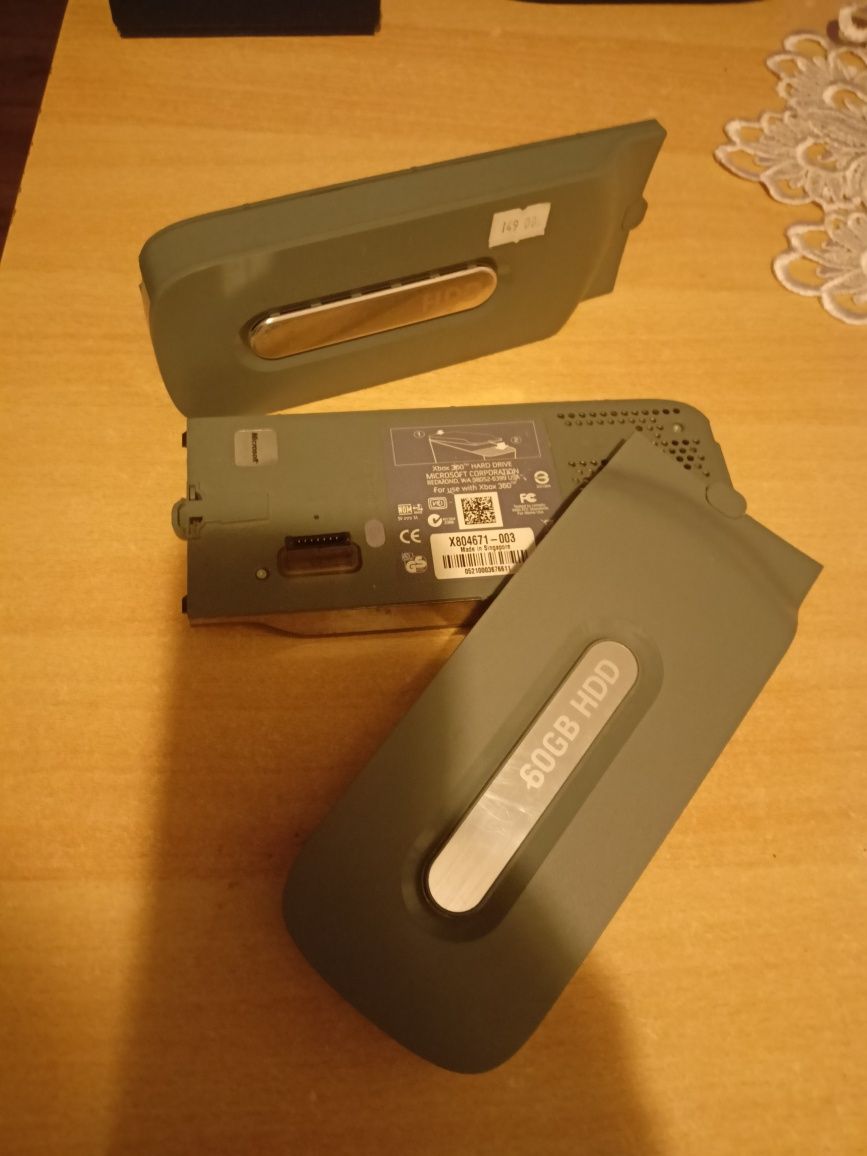 Dysk przenośny/ pamięć zewnętrzna 3 szt. do Xbox 360 HDD 60 GB