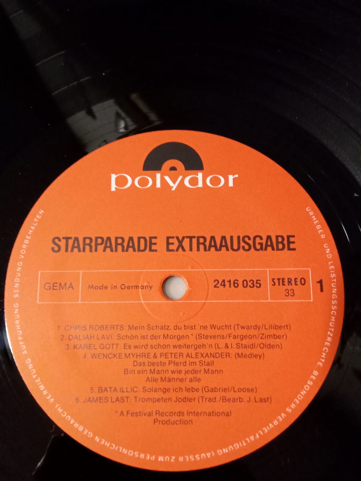 Płyta winylowa Starparade