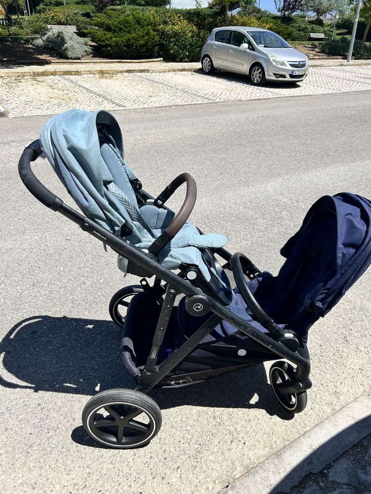 Vendo cybex gazelle s com dois assentos (gemeos)