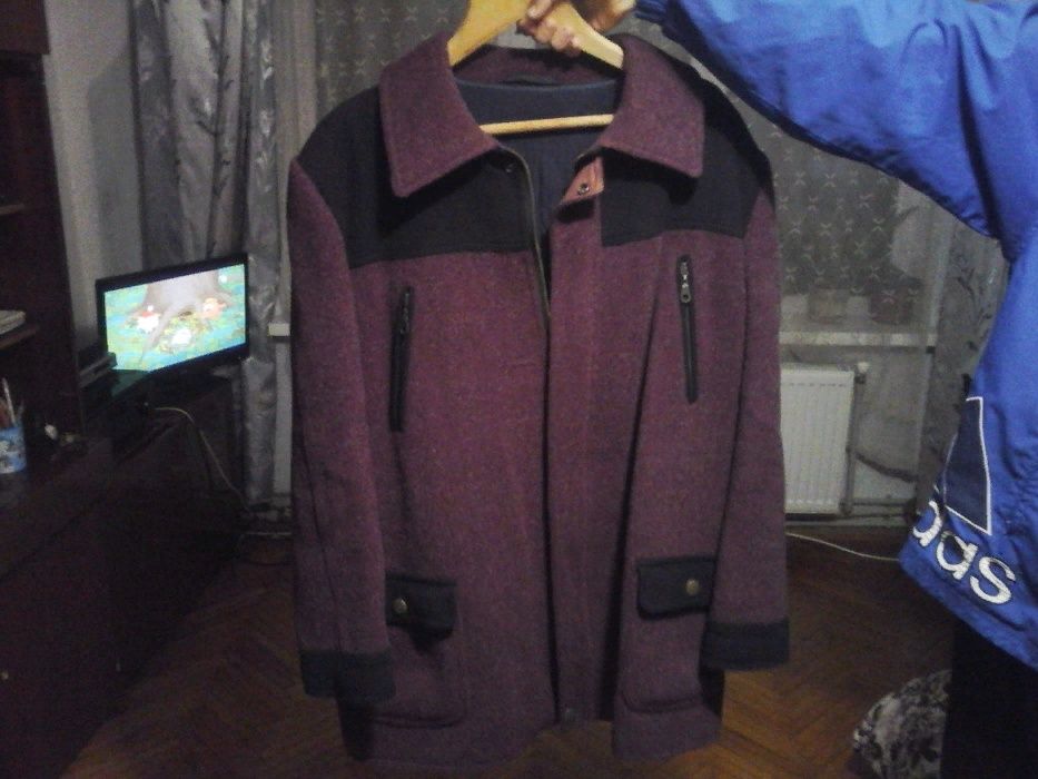 Куртка-пальто зимова якісна чоловіча