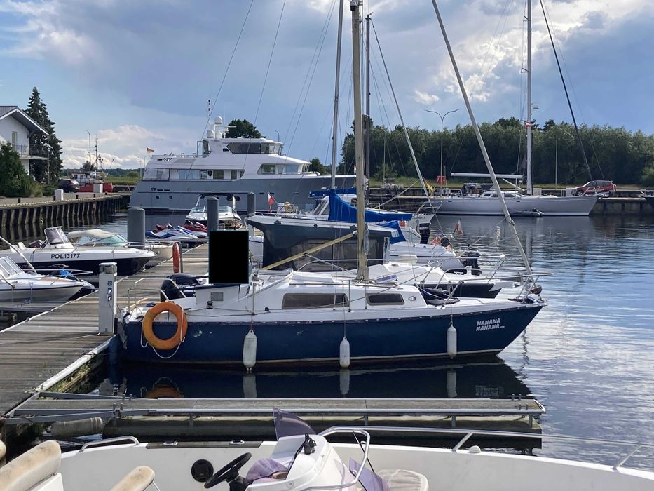 Jacht zatokowy Daimio 700  długość 7m, Żaglówka     marina Darłówek