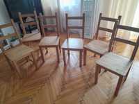 6x krzesła drewniane ikea