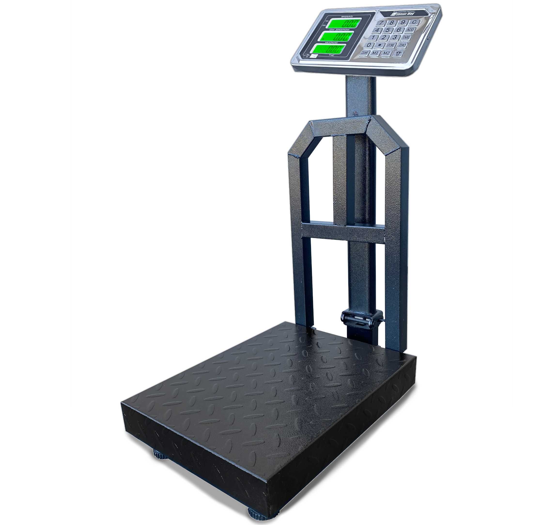 Waga magazynowa do 150kg 30x40cm z oparciem elektroniczna platformowa