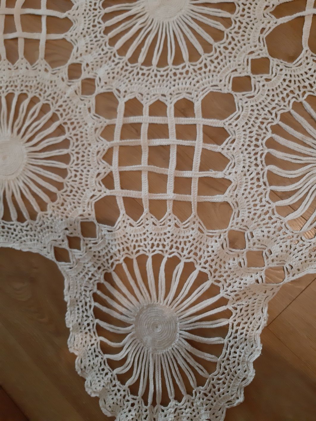 Toalha artesanal em crochet
