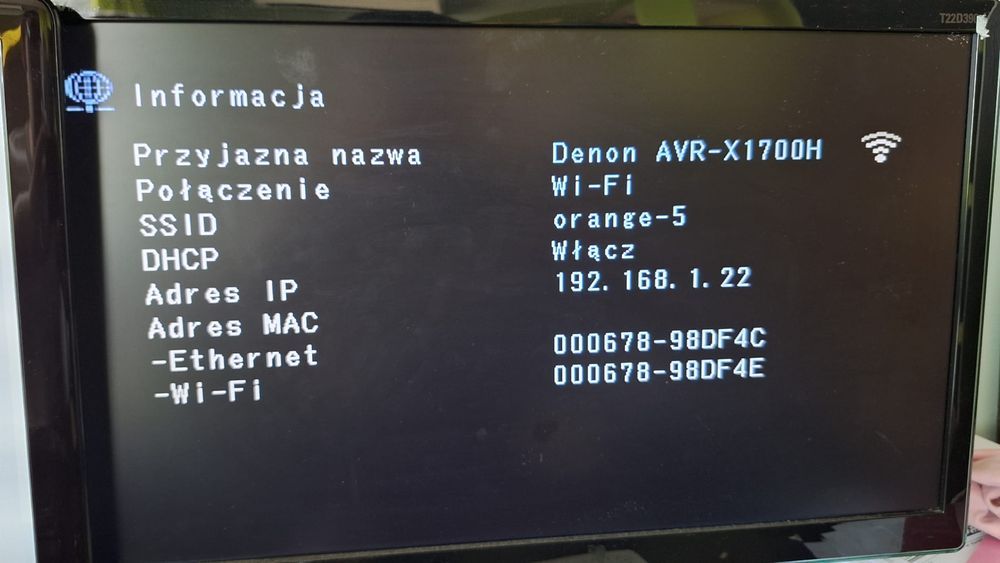 7.2 Denon AVR-X1700DAB  Wi-fi BT 8K eARC Heos dolby Atmos Vision