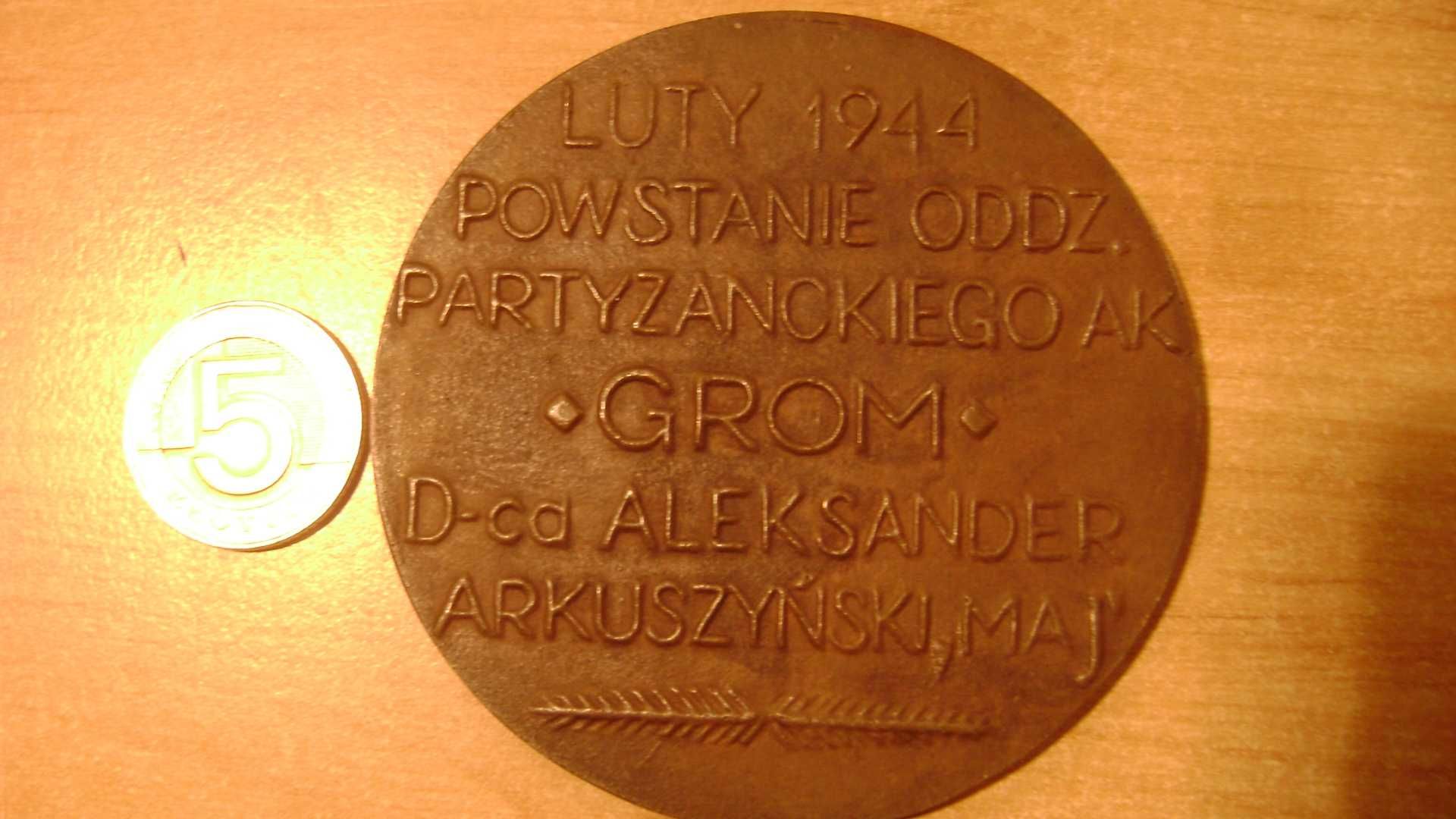 Starocie z PRL - Militaria = Medal AK Luty 1944 oryginalny UNIKAT