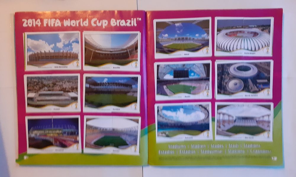 Caderneta Completa Panini FIFA World Cup Brasil 2014 C/ Capa Protetora