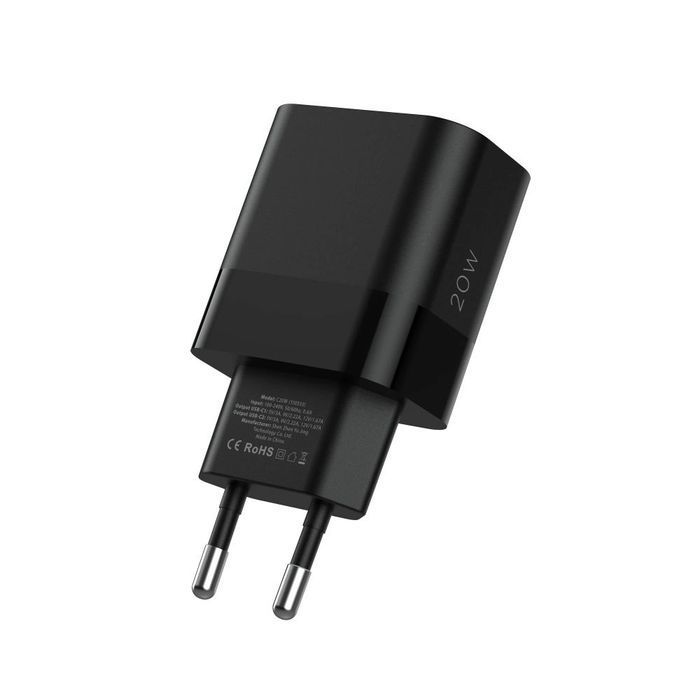 Ładowarka Tech-Protect C20W sieciowa 2x USB-C PD 20W - czarna