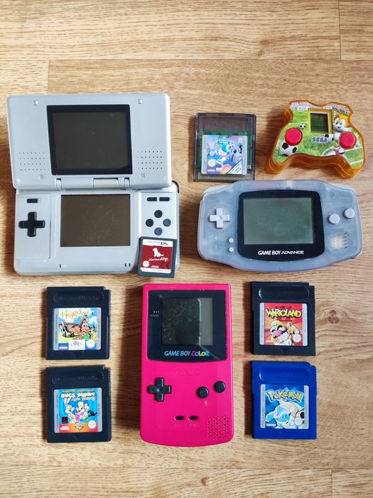 Gameboy Color, Advance, Nintendo DS, Pokémon Blue + Jogos