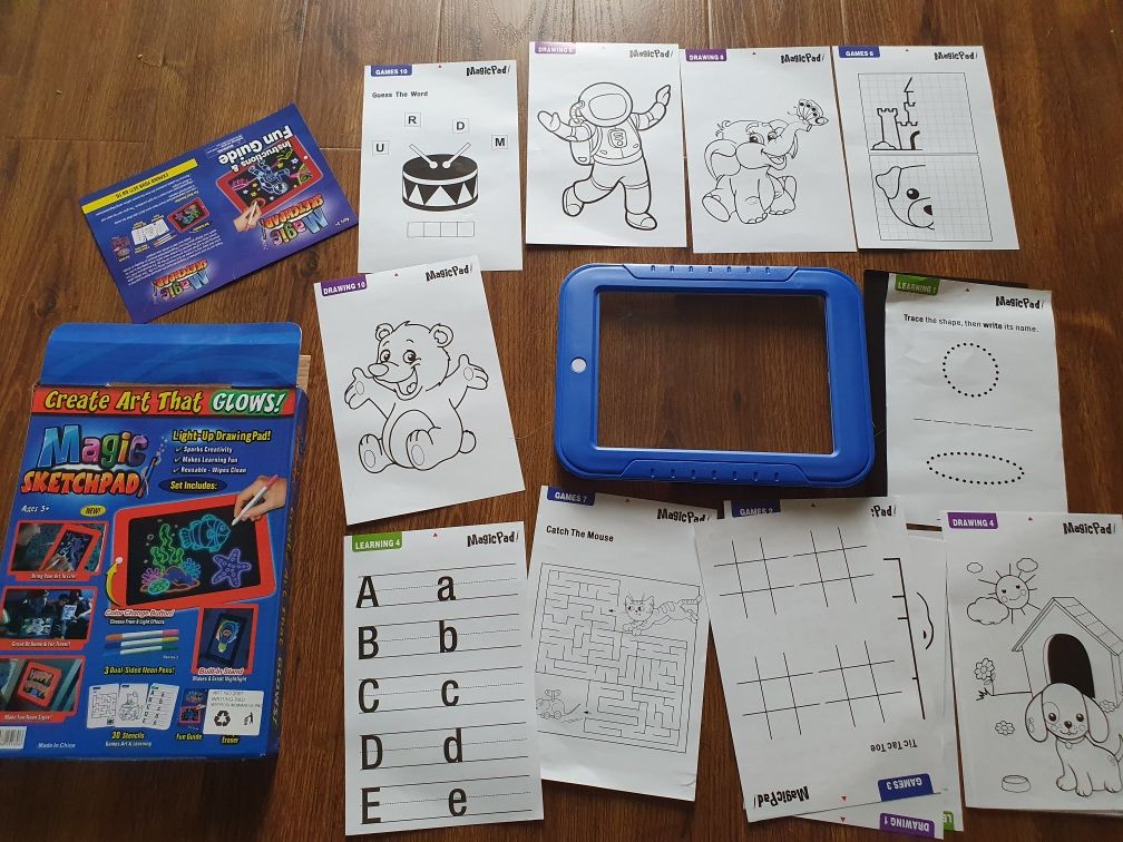 Tablet dla dzieci Magic Pad z akcesoriami