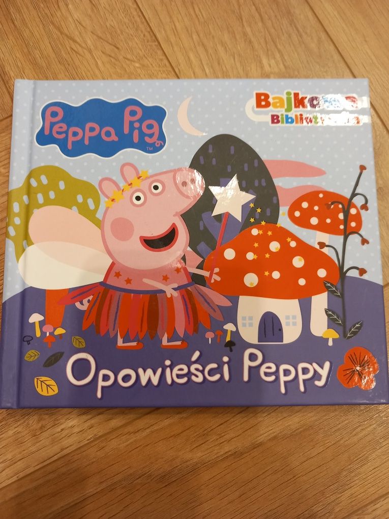 Zestaw Świnka Peppa ,George 3 książeczki z latarką,opowiesci,maskotki