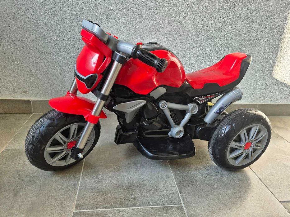 Дитячий електро мотоцикл триколісний