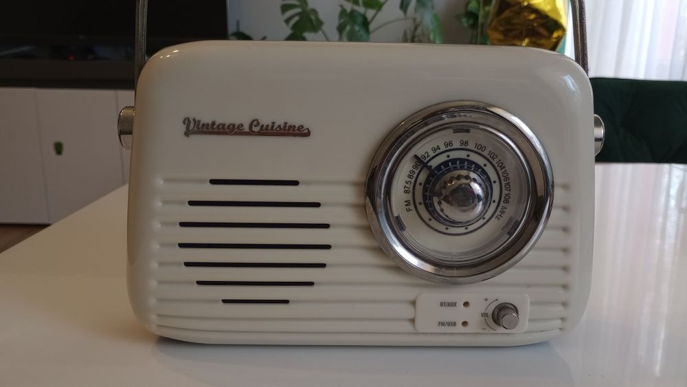 Radio retro z głośnikiem bluetooth Vintage Cuisine