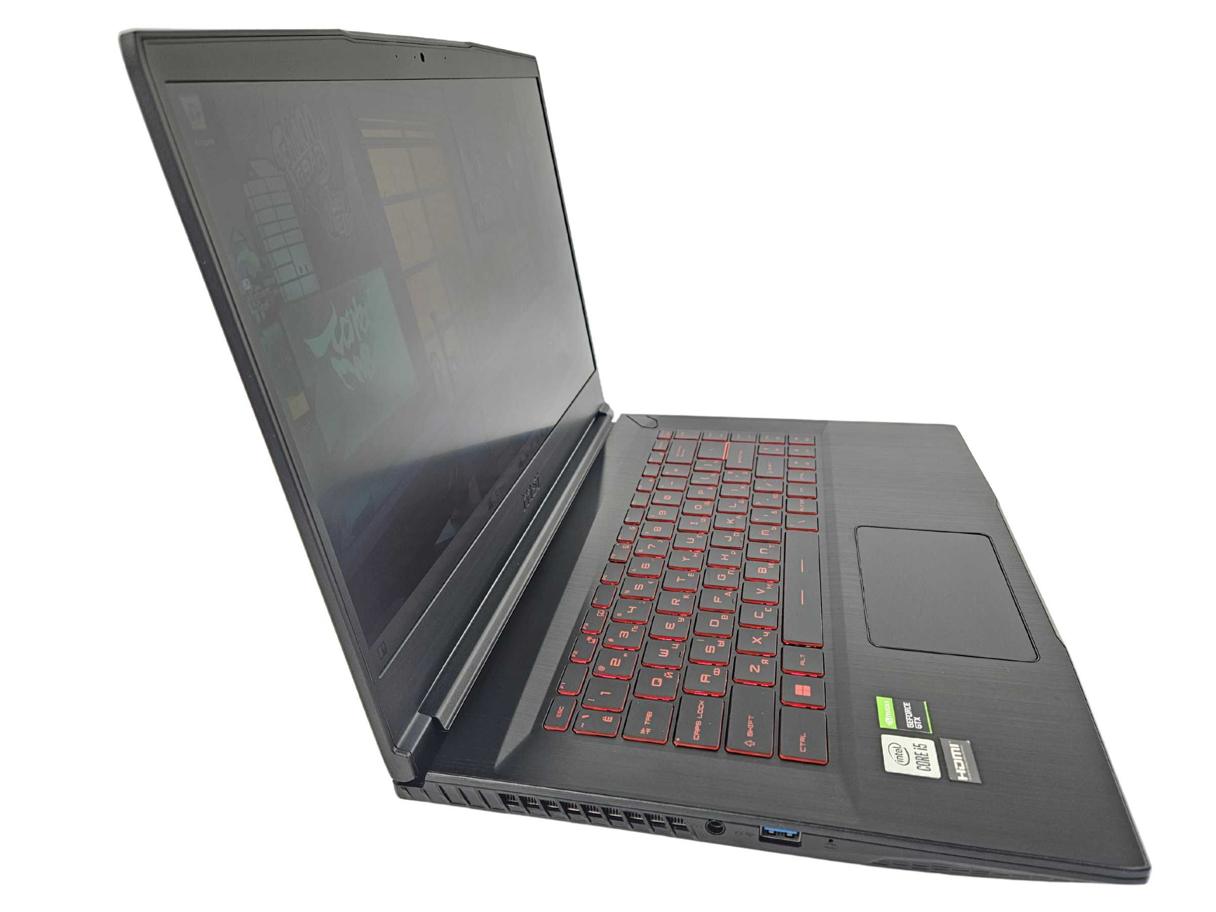 Ноутбук MSI GF63 Thin 10SC i5-10500H 6(12)|GTX 1650|16GB|256Gb|256Gb
