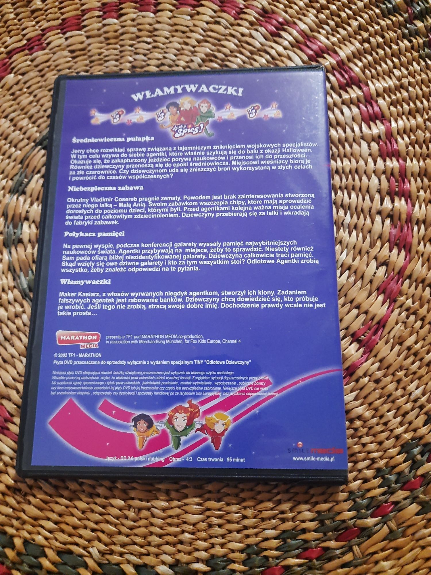 DVD z bajką Totally Spies - Odlotowe Agentki część 2