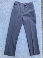 Spodnie damskie wysoki stan szare wełna 38 40 Brax #wysokistan3840