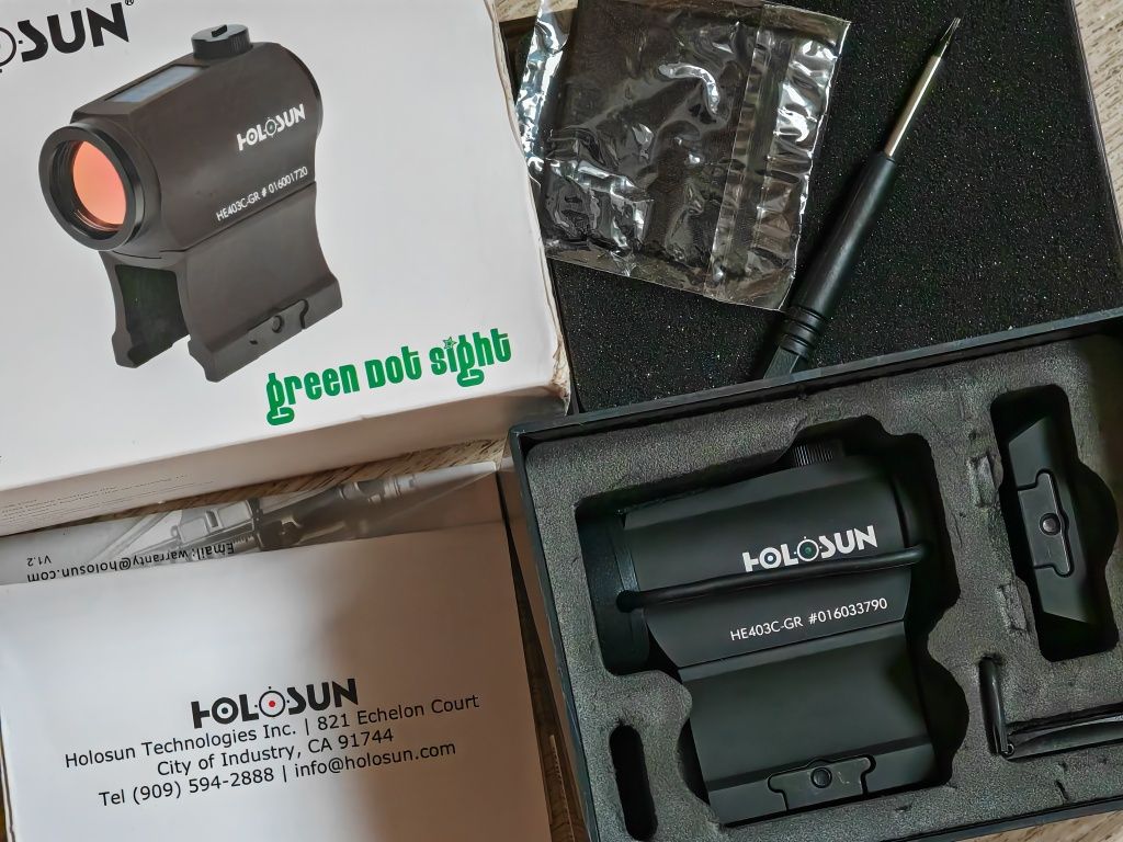 Коліматор Holosun Micro Elite HE403C-GR