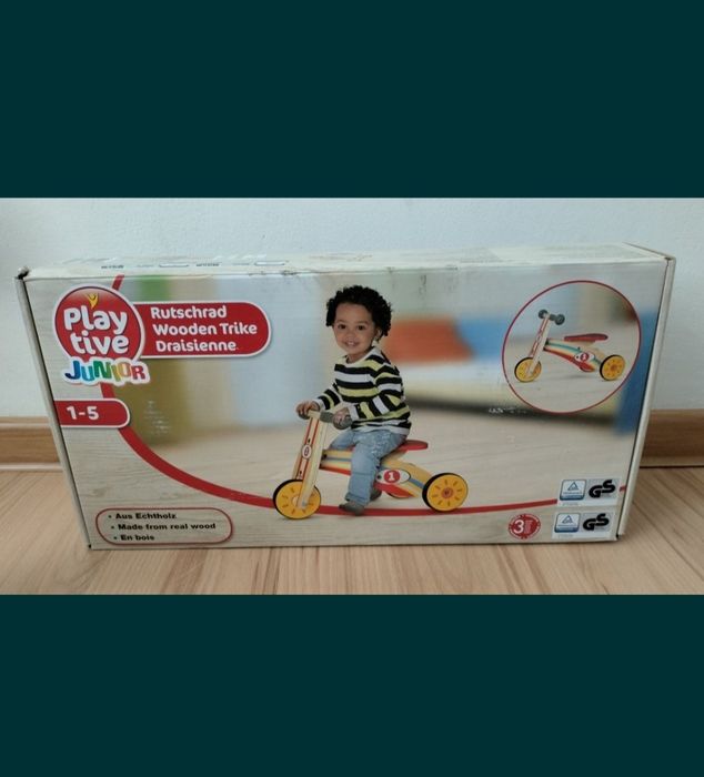 Rowerek / Rower biegowy z drewna Playtive