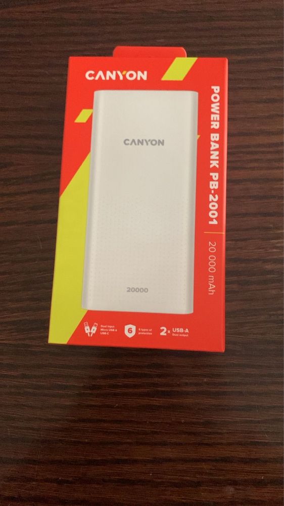 Павербанк Canyon Power bank 20000 mAh