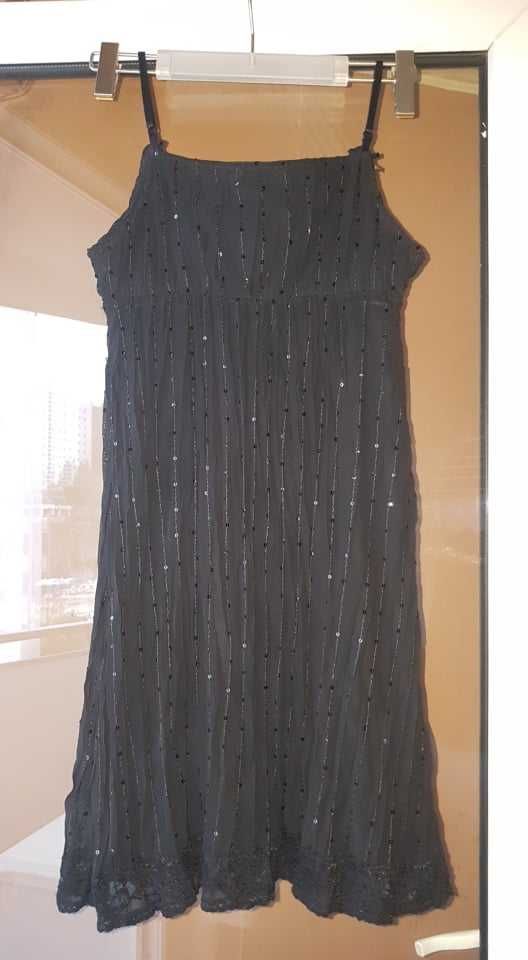 sukienka czarna z cekinami Orsay 36/38