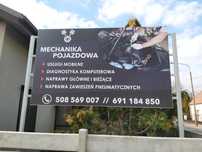 Kaseton podświetlany LED Szyld Litery Baner Tablica Oklejanie reklama