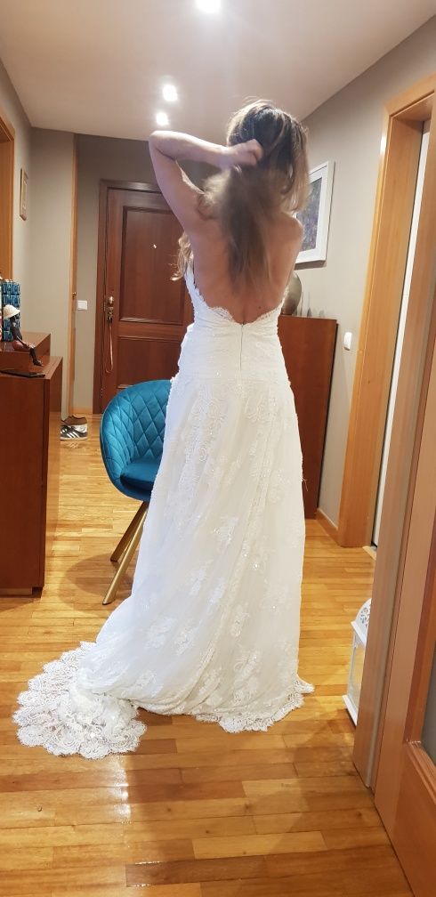 Vestido noiva usado apenas em sessao fotográfica