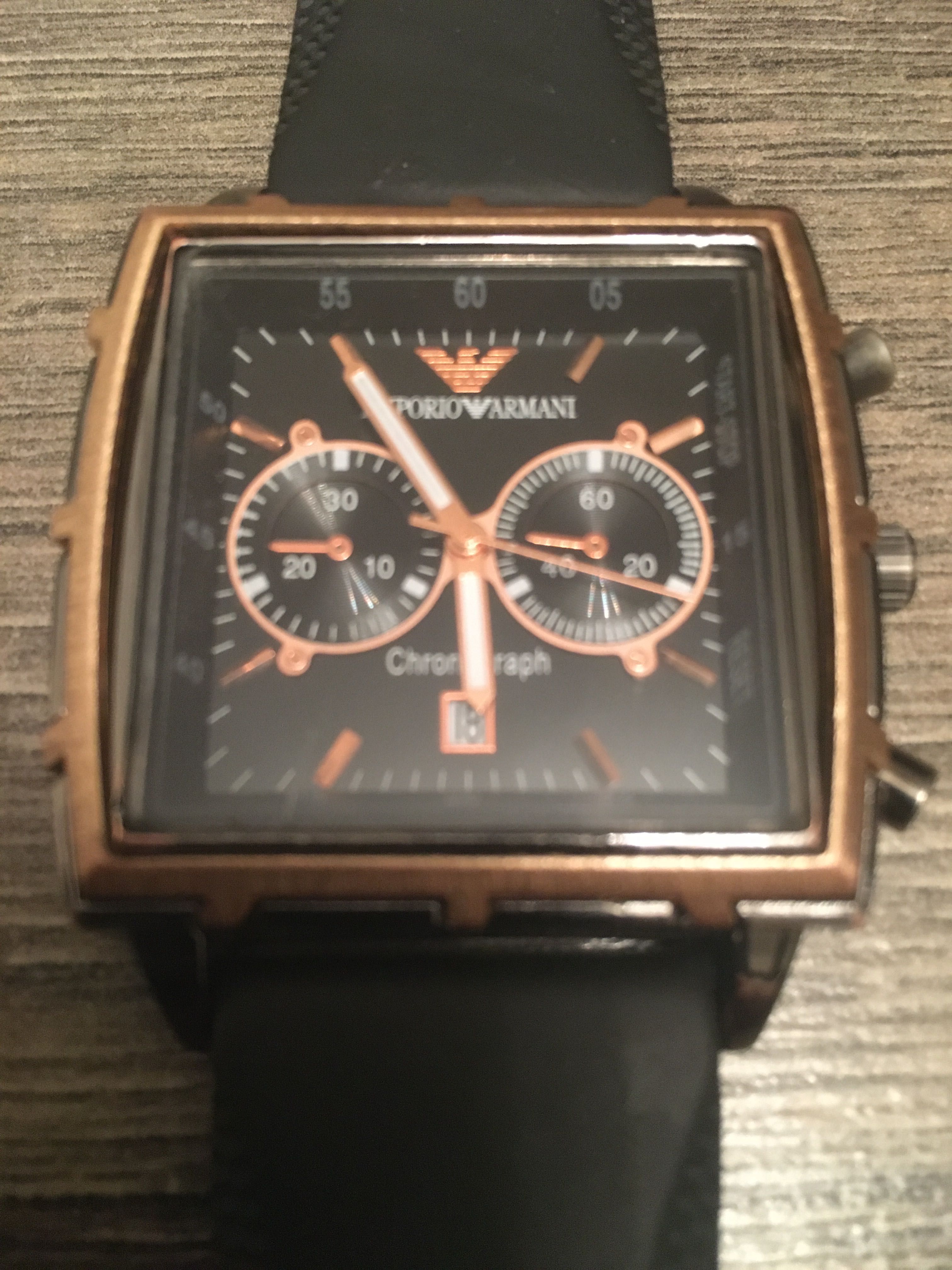 Kwadratowy Zegarek Giorgio Armani