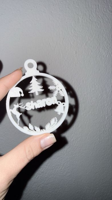 Bolas de Natal personalizadas 3D
