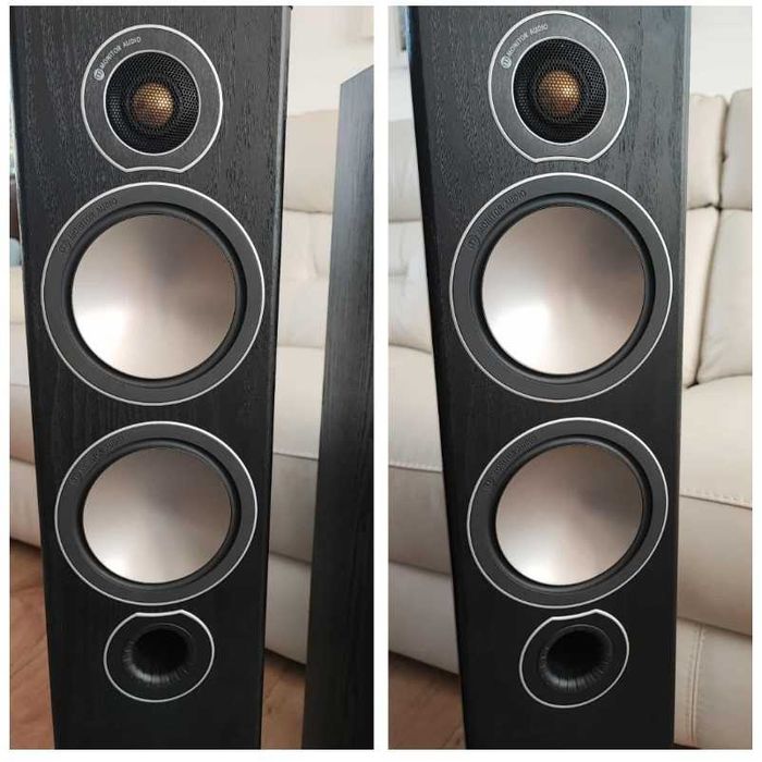 Kolumny głośnikowe Monitor Audio Bronze 5 z maskownicami 100% sprawne!