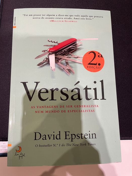 Livro Versátil de David Epstein (2a edição, Capa mole, Novo)