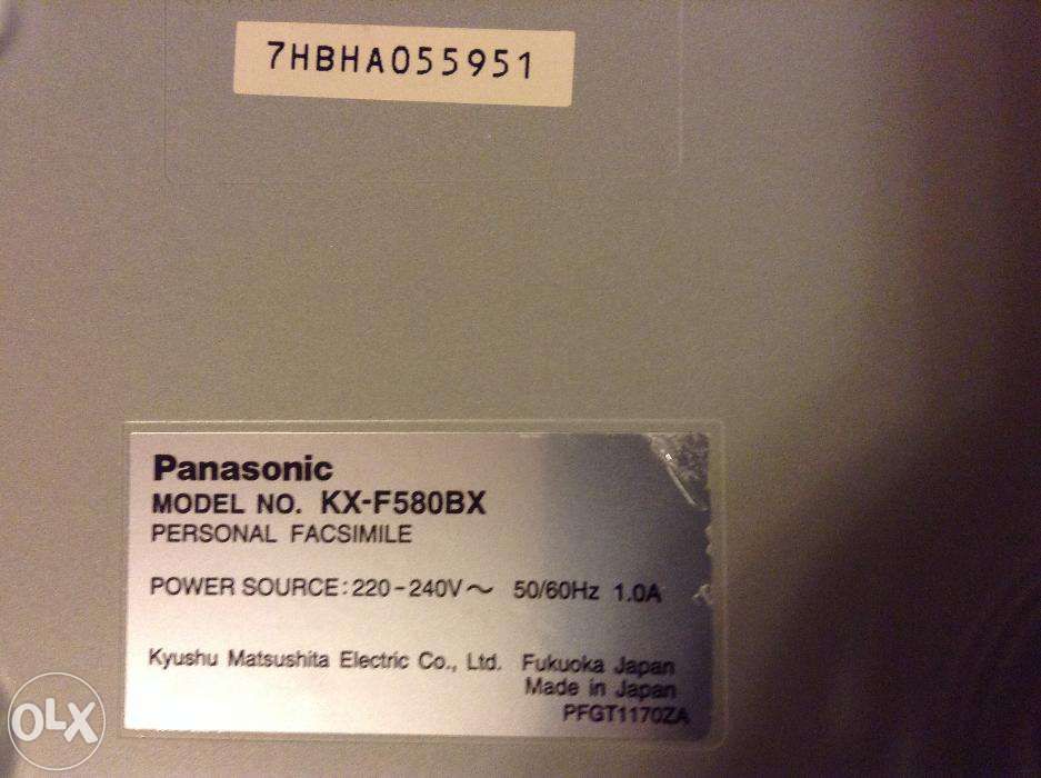 Отличный факс Panasonik KX-F580.Япония.