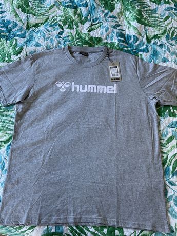 Nowa szara koszulka Hummel M
