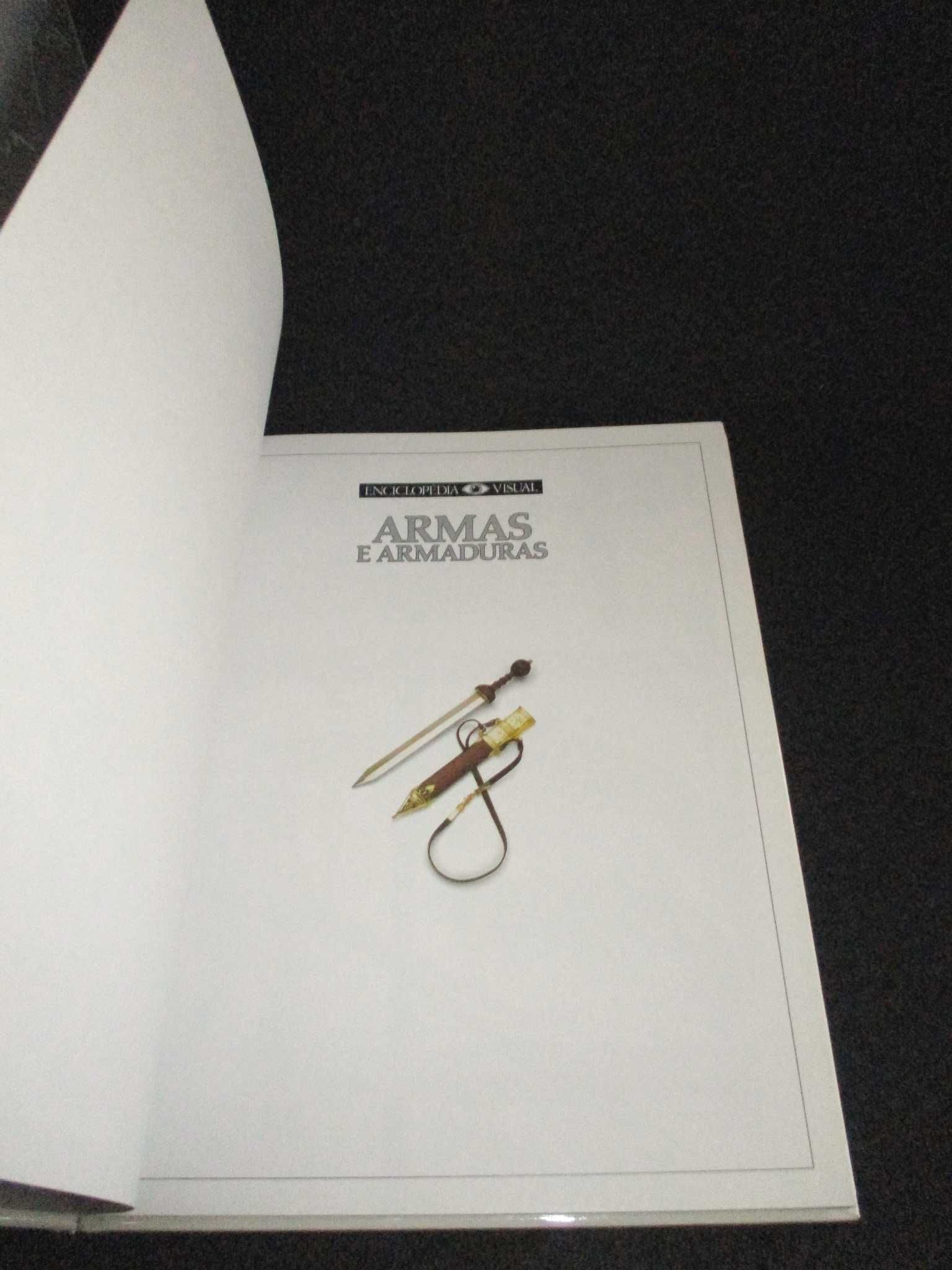Livro Armas e Armaduras Michele Byam Enciclopédia Visual Verbo