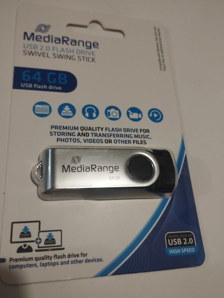 Pen drive 64 GB pamięć flash nowa