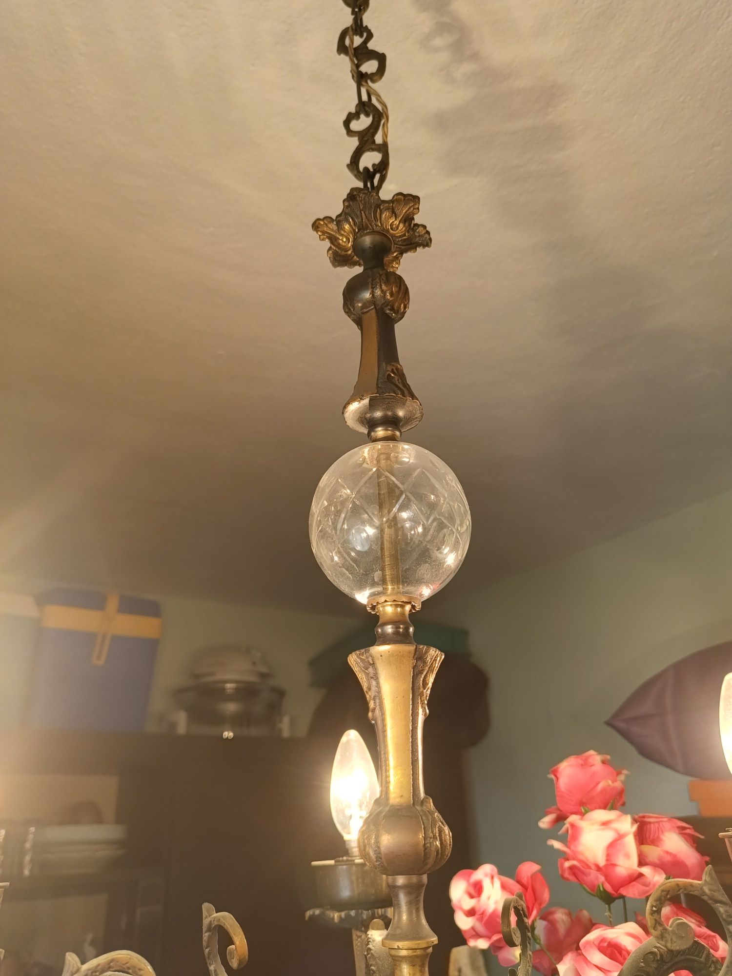 Candeeiro em bronze vintage