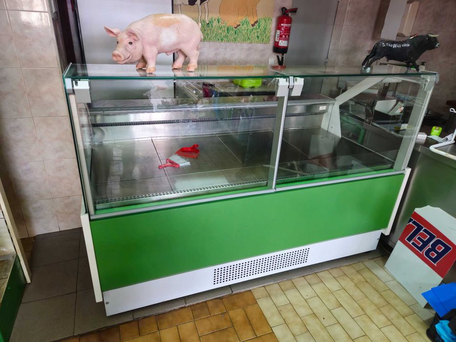 Vitrine expositora para carne
