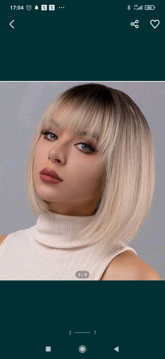 Sprzedam perukę blond bob