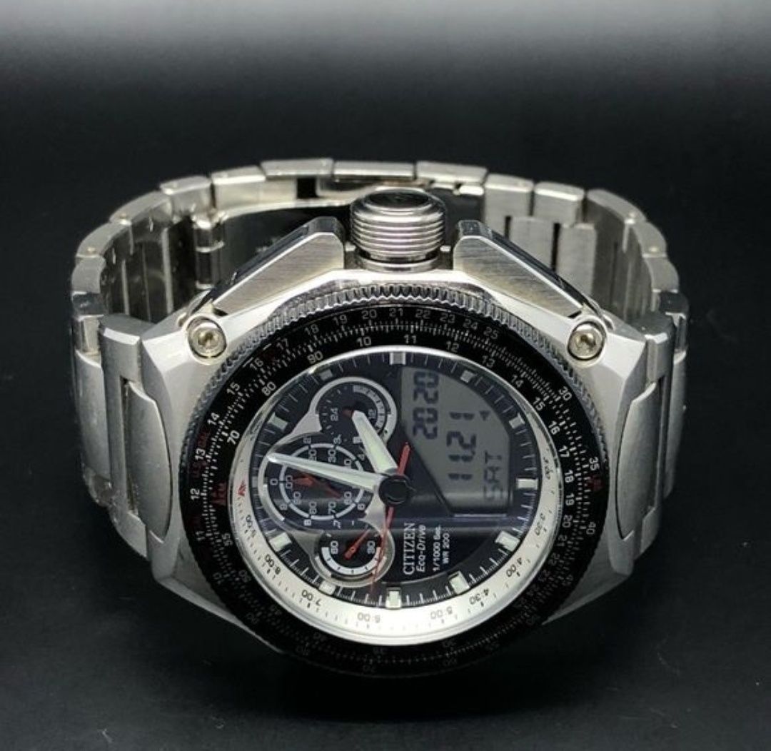 Relógio Citizen Jw0051-55e Eco-drive Super Cronógrafo