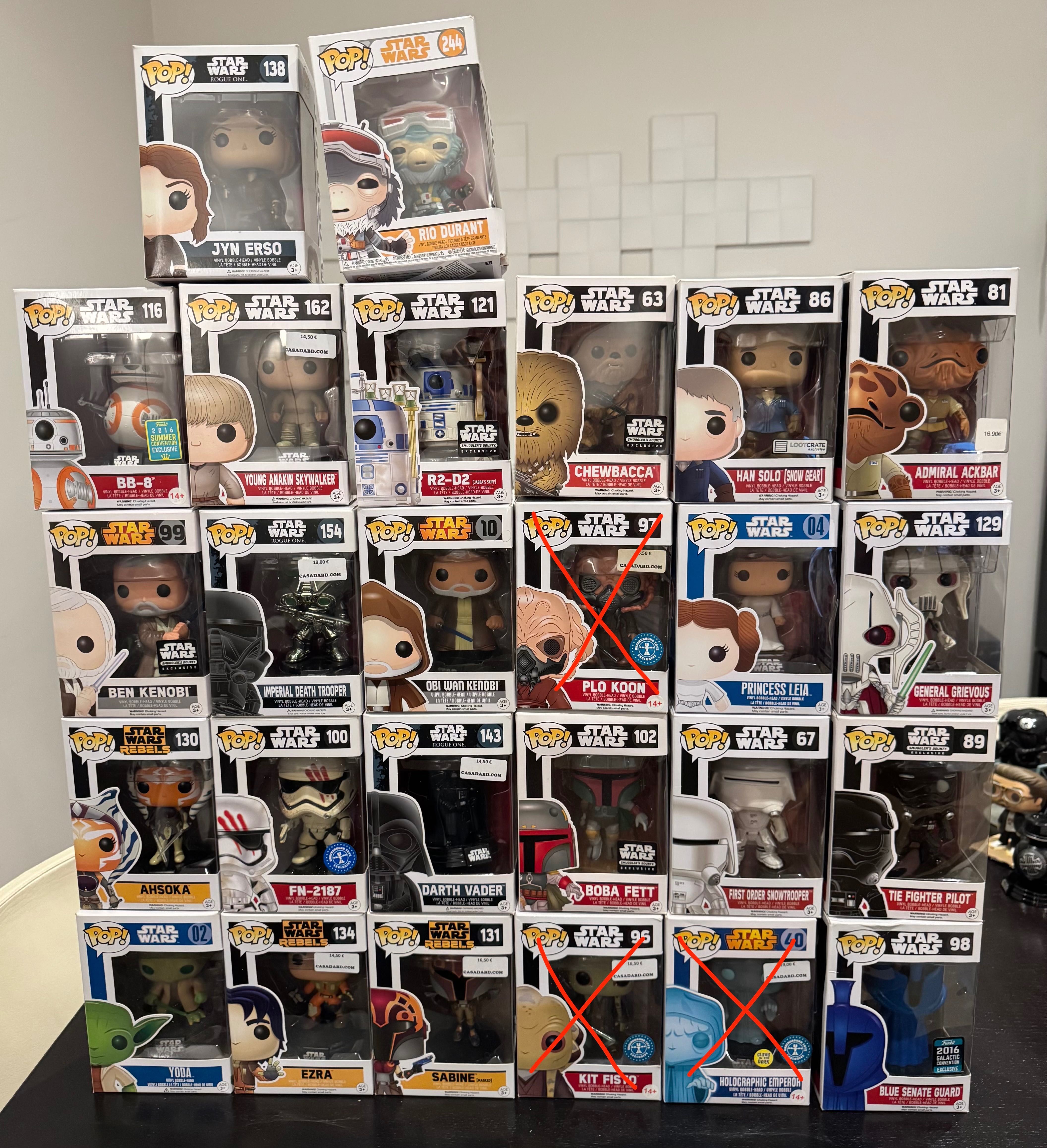 Colecção Funko Pop - Star Wars, Marcel, DC, Disney, Game of Thrones et