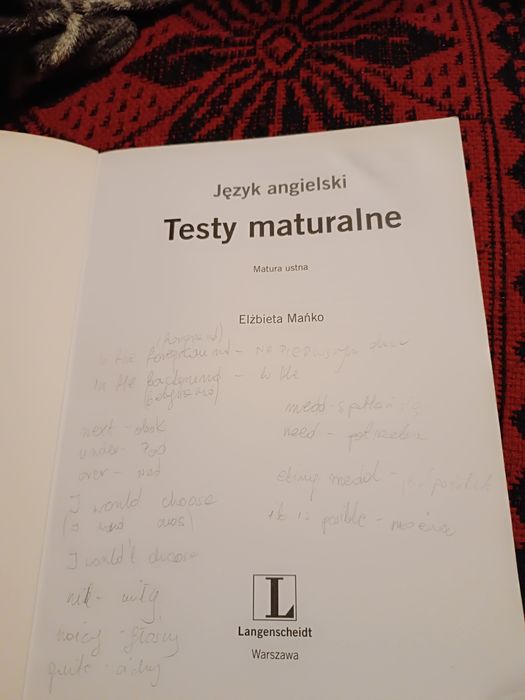 Testy maturalne język angielski