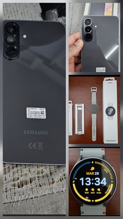 Bundle samsung a56 256gb + galaxy watch 7 44mm Lte
