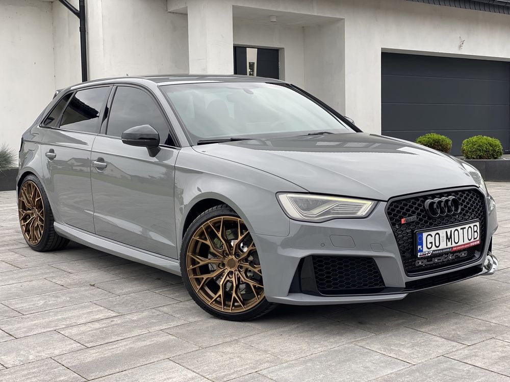 AUDI RS3 STAGE 3 570 KM ZAKUTY SILNIK Salon PL Bezwypadkowy F Vat 23%