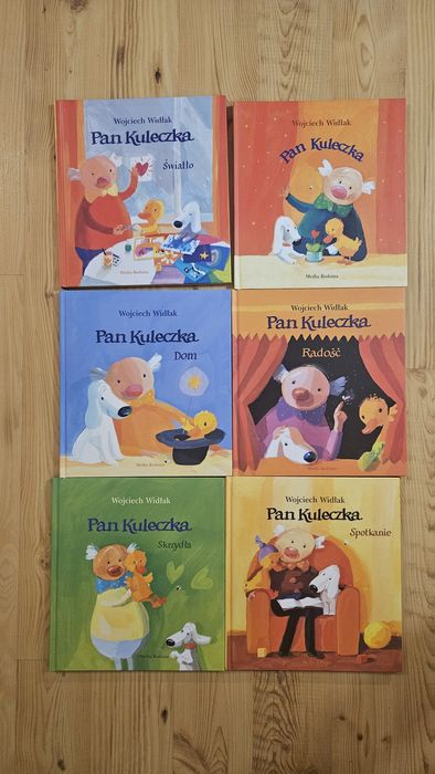 Zestaw 6 nowych książeczek dla dziecka Pan Kuleczka