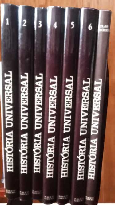 História Universal Publicit, 6 Vol. + Atlas Histórico - 1982