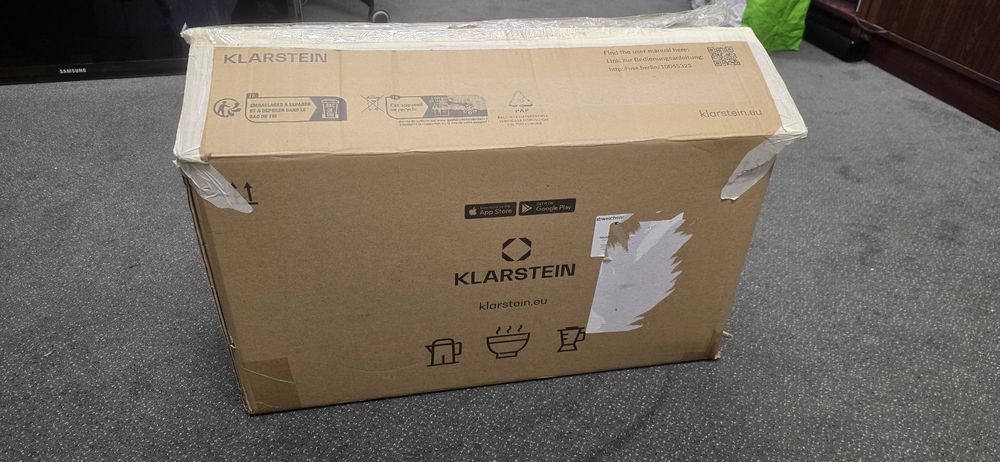 Okap kuchenny do zabudowy Klarstein podszafkowy 52cm 439 m³/h LED A++